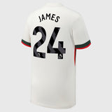 James 24 x Chelsea Away T-shirt 25/26, Authentic Quality