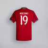 Mbeumo 19 x Manchester United Home T-shirt 25/26, Showroom Quality in Club font