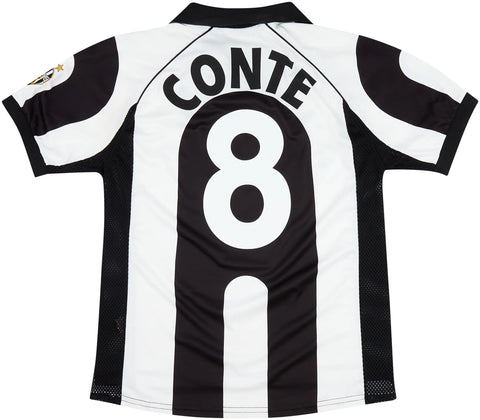 Conte 8 x Juventus 1997/98 Home Retro T-shirt