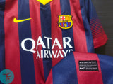 Messi 10 x Barcelona Home 2013/14 Classic Retro - Authentic Quality