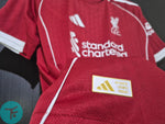 Liverpool Home T-shirt 25/26, Authentic Quality in EPL Font