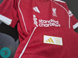 Liverpool Home T-shirt 25/26, Authentic Quality in EPL Font
