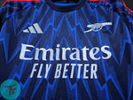 Odegaard 8 x Arsenal Away T-shirt 25/26, Showroom Quality in EPL Font