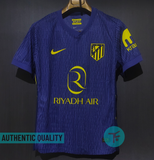 Atletico Madrid Away T-shirt 25/26, Authentic Quality