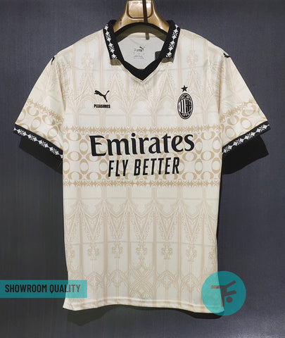 AC Milan x Pleasure Light Version T-shirt, Showroom Quality
