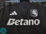 Aston Villa Away T-shirt 25/26, Authentic Quality with EPL Font