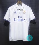Real Madrid 2016/17 Classic Home Retro, Authentic Quality