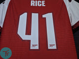 Rice 41 x Arsenal Home T-shirt 26/27, Authentic Quality