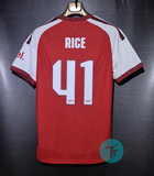 Rice 41 x Arsenal Home T-shirt 26/27, Authentic Quality
