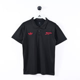 Arsenal Black Polo T-shirt, Showroom Quality