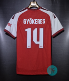 Gyökeres 14 x Arsenal Home T-shirt 26/27, Showroom Quality