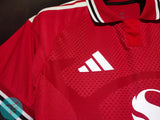 Manchester United Home T-shirt 26/27, Authentic Quality in EPL Font