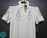 Mercedes AMG Petronas F1 2025 Team Polo - White