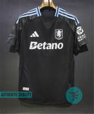 Aston Villa Away T-shirt 25/26, Authentic Quality with EPL Font