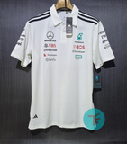 Mercedes AMG Petronas F1 2025 Team Polo - White