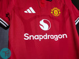 Manchester United Home T-shirt 26/27, Authentic Quality in EPL Font