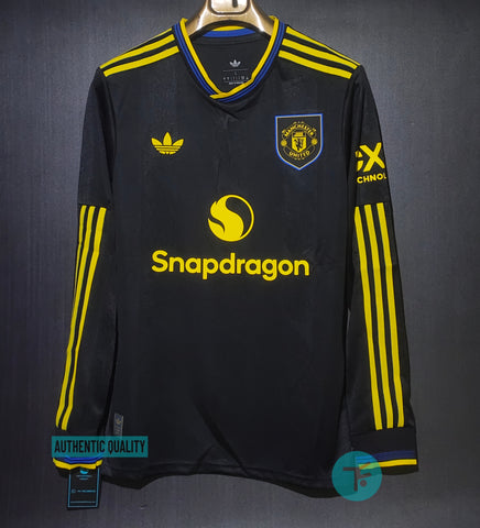 FULL HAND : Manchester United Third T-shirt 25/26, Authentic Quality with EPL Font