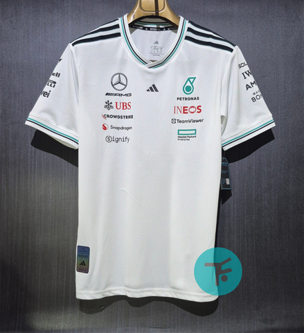 Mercedes AMG Petronas Team Driver T-Shirt - White