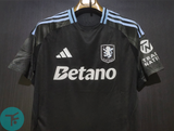 Aston Villa Away T-shirt 25/26, Authentic Quality with EPL Font