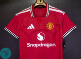 Manchester United Home T-shirt 26/27, Authentic Quality in EPL Font