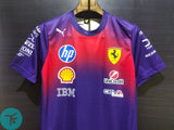 Scuderia Ferrari Team Special Edition Shanghai GP T-Shirt - Plum