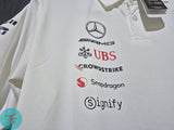 Mercedes AMG Petronas F1 2025 Team Polo - White