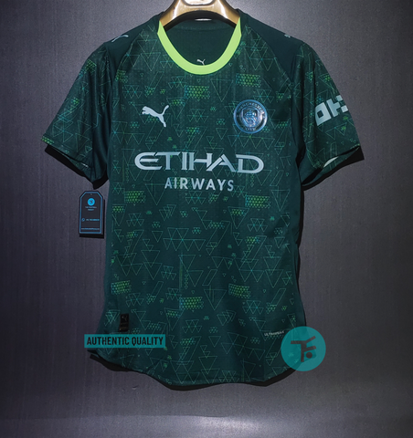 Manchester City Forth T-shirt 25/26, Authentic Quality in EPL Font