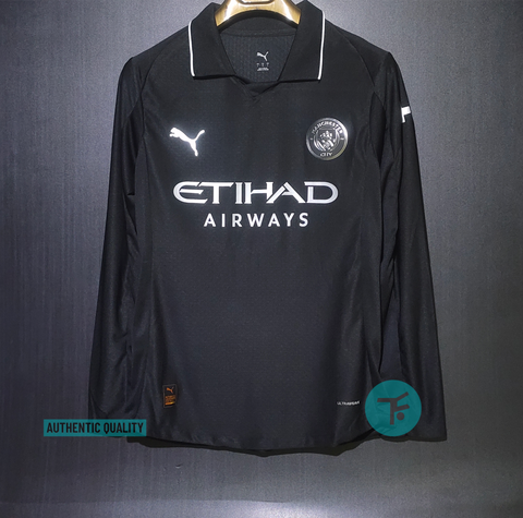 Full Hand : Manchester City Away T-shirt 25/26, Authentic Quality in Club Font