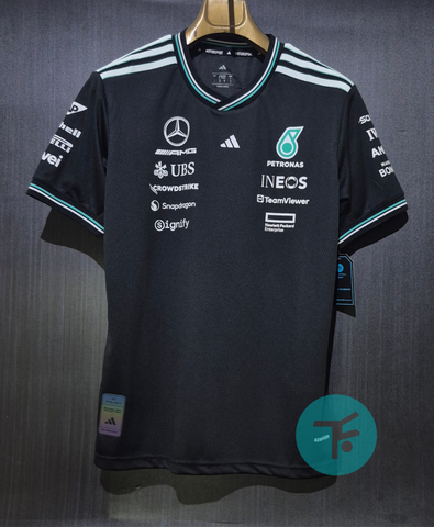 Mercedes AMG Petronas Team Driver T-Shirt - Black