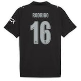 Rodrigo 16 x Manchester City Away T-shirt 25/26, Authentic Quality