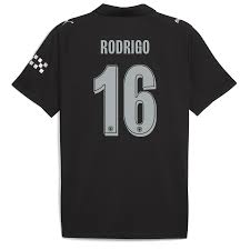 Rodrigo 16 x Manchester City Away T-shirt 25/26, Authentic Quality
