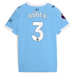 Ruben 3 x Manchester City Home T-shirt 25/26, Authentic Quality
