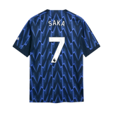 Saka 7 x Arsenal Away T-shirt 25/26, Authentic Quality in EPL Font