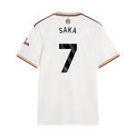 Saka 7 x Arsenal Third T-shirt 25/26, Showroom Quality in EPL Font