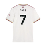 Saka 7 x Arsenal Third T-shirt 25/26, Showroom Quality in EPL Font
