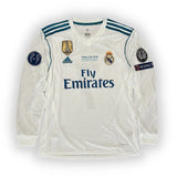 Real Madrid 2017/18 Classic Home Full Hand Retro
