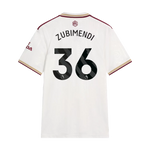 Zubimendi 36 x Arsenal Third T-shirt 25/26, Showroom Quality in EPL Font