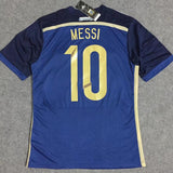 Messi 10 x Argentina 2014 Final Classic Away Retro