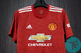 Manchester United Home T-shirt 20/21, Showroom Quality, with EPL Font