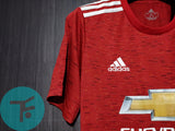 Manchester United Home T-shirt 20/21, Showroom Quality, with EPL Font