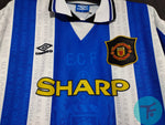 Cantona 7 x Manchester United 1994/96 Classic Third Retro