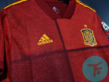 Spain Home Euro T-shirt with Euro Badges, Authentic Quality