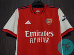 Arsenal Home T-shirt 21/22, Authentic Quality with EPL Font