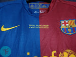 Barcelona Home 2009 Final Classic Full Hand Retro