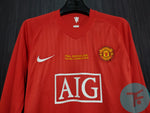 Manchester United 2007-08 Classic Home Retro in Full sleeves