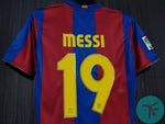 Messi 19 x Barcelona Home 2007/08 Classic Retro