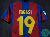 Messi 19 x Barcelona Home 2007/08 Classic Retro