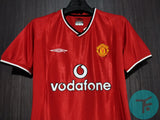 Cole 9 x Manchester United 2000/02 Classic Home Retro