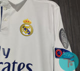 Real Madrid Iconic 2016/17 Home Retro in Full sleeves
