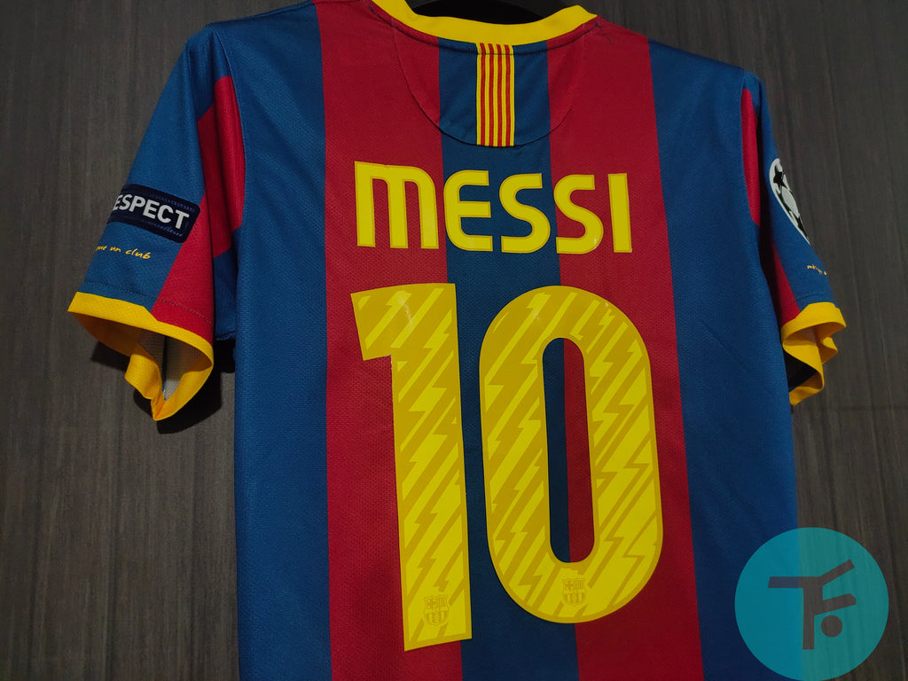 Barcelona Home Final 2010-11 Classic Retro with MESSI 10 Print – The  Football Frenzy